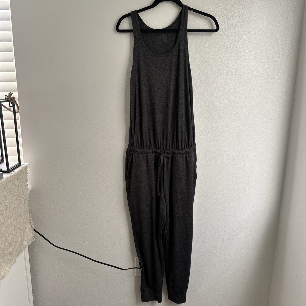 Patagonia Jumpsuit Sleeveless Jogger Romper Womens Size Medium Gray